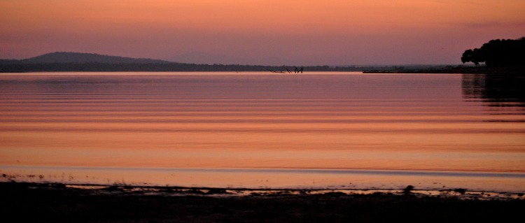 sunset kabini river 